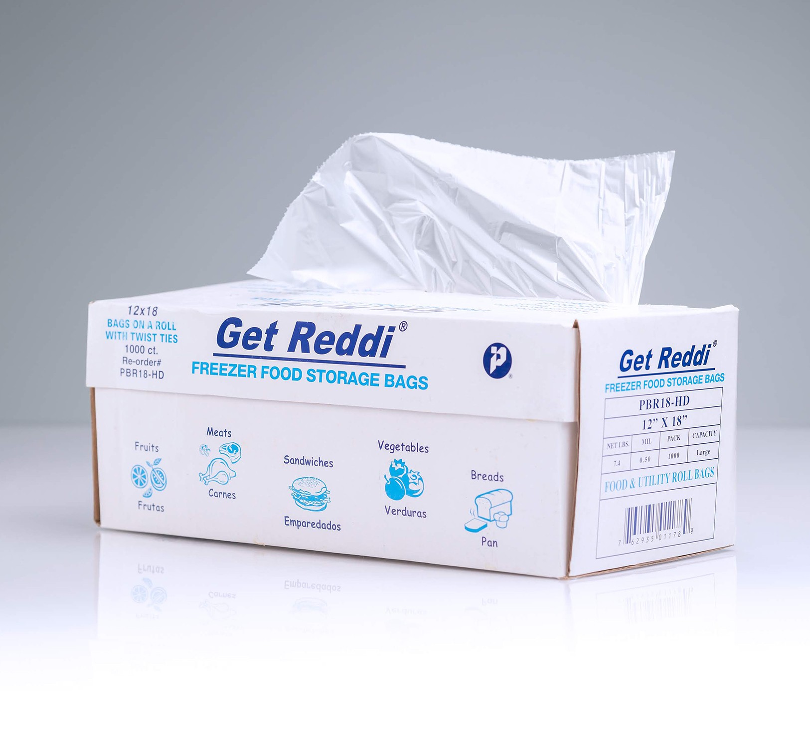Foodservice Roll Bags Freezer Roll Bags